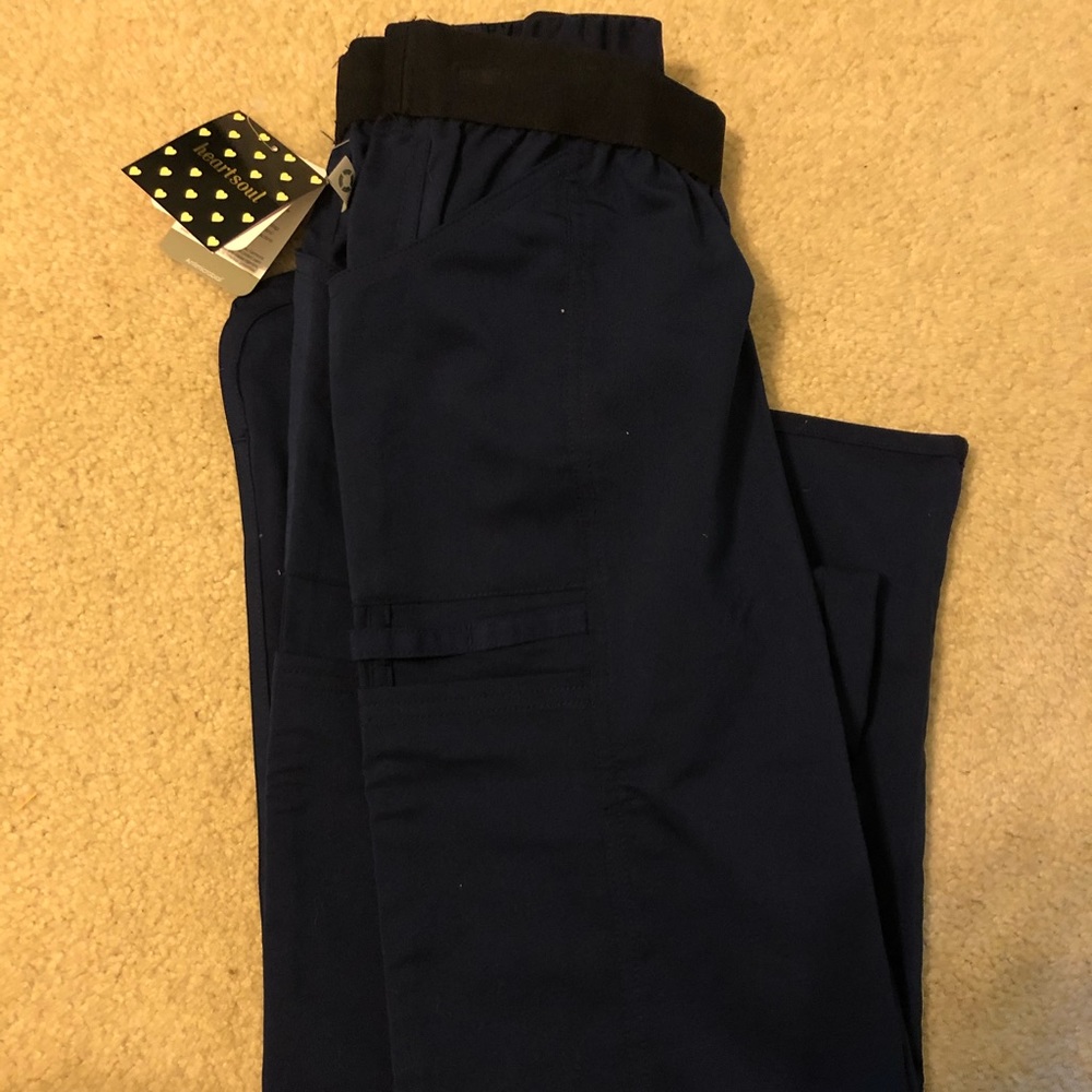NWT navy blue scrub pants